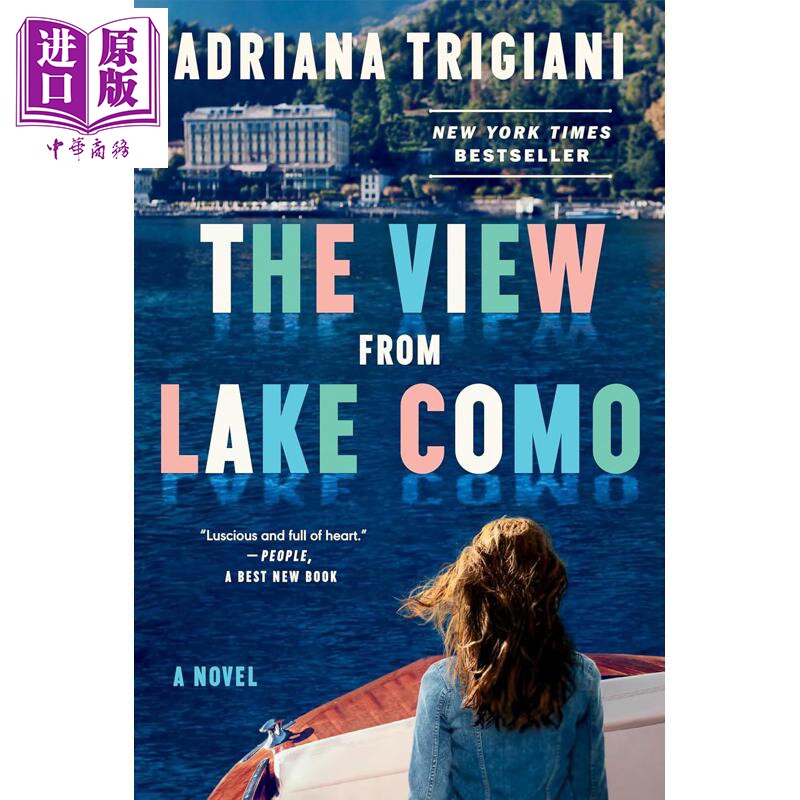 预售 科莫湖畔的风景 英文原版 The View From Lake Como Adriana Trigiani 【中商原版】