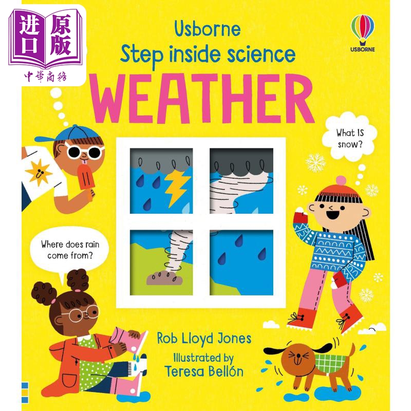 Step inside Science: Weather 走进科学:天气 英文原版 进口图书 儿童科普纸板书绘本 少儿知识百科图画书 精品【中商原版】