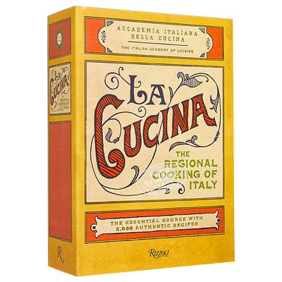 预售 意大利的地方烹饪 The Regional Cooking of Italy 英文原版 The Italian Academy of Cuisine【中商原版】