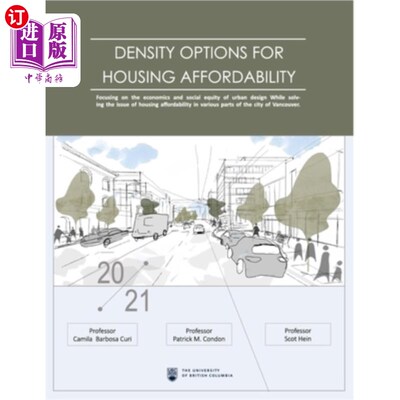 海外直订Density Options for Housing Affordability 住房负担能力的密度选择