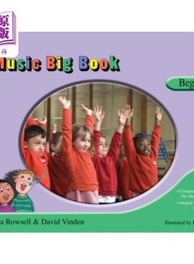 海外直订Jolly Music Big Book - Beginners: In Precursive Letters 欢乐音乐大书-初学者：前导字母