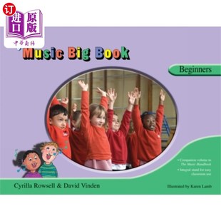 Book Beginners 欢乐音乐大书 Music 初学者：前导字母 Letters Big Precursive 海外直订Jolly