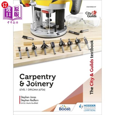 海外直订City & Guilds Textbook: Carpentry &  Joinery for... 城市和行会教科书:木工和细木工一级文凭(6706)