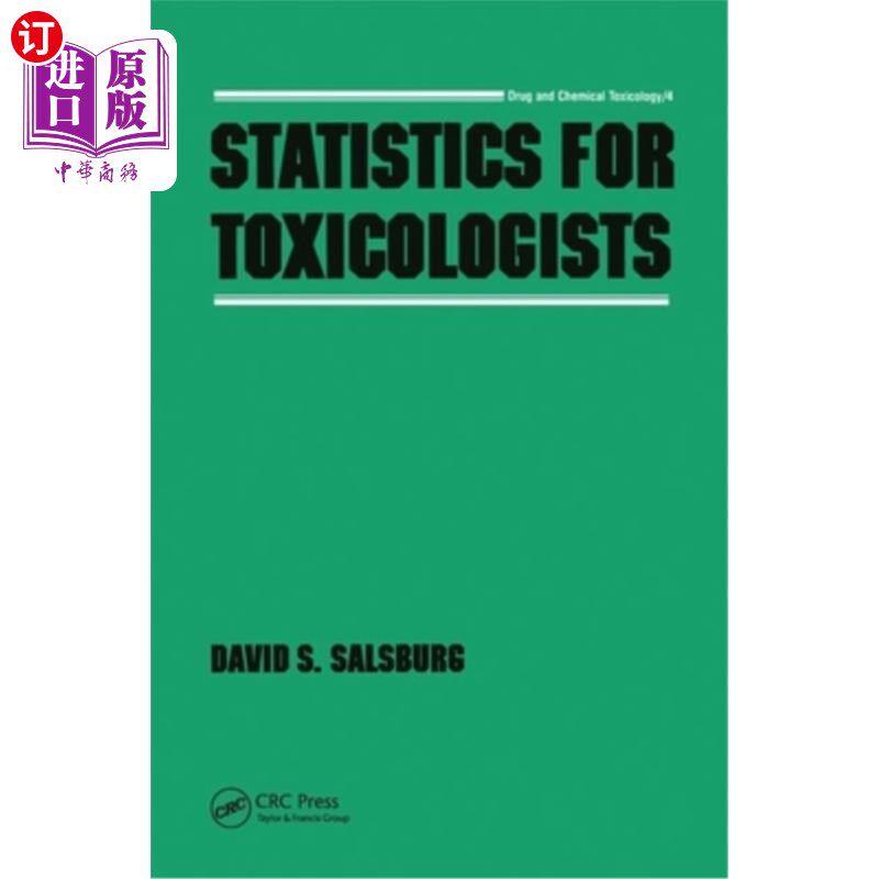 海外直订Statistics for Toxicologists 毒物学家统计