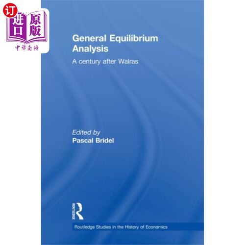 海外直订General Equilibrium Analysis 一般均衡分析
