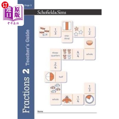 海外直订Fractions, Decimals and Percentages Book 2 Teach... 分数，小数和百分比第二册教师指南(二年级，6-7岁)