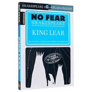 李尔王 无惧莎士比亚 英文原版 King Lear No Fear Shakespeare William Shakespeare【中商原版】