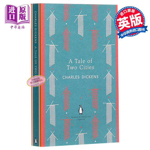【中商原版】双城记 英文原版 A Tale of Two Cities 狄更斯 世界经典文学名著 Charles Dickens 企鹅经典