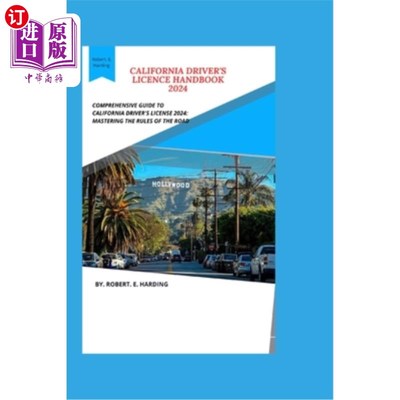 海外直订California Driver's Licence Handbook 2024 加州驾照手册2024
