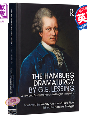 现货 汉堡剧评 莱辛 豆瓣高分 英文原版 The Hamburg Dramaturgy by G E Lessing 戏剧文学 Natalya Baldyga【中商原版】