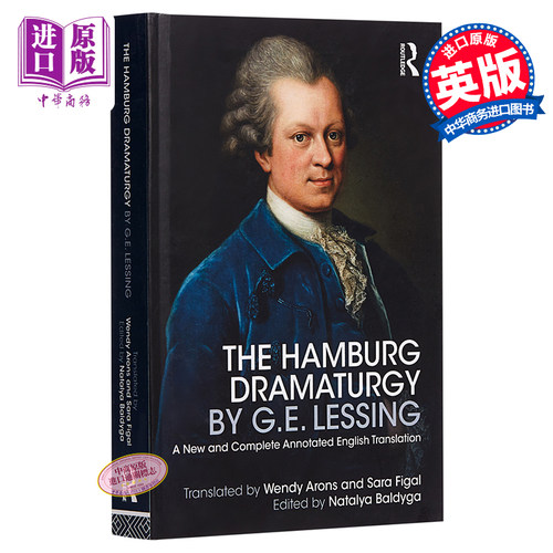 现货 汉堡剧评 莱辛 豆瓣高分 英文原版 The Hamburg Dramaturgy by G E Lessing 戏剧文学 Natalya Baldyga【中商原版】