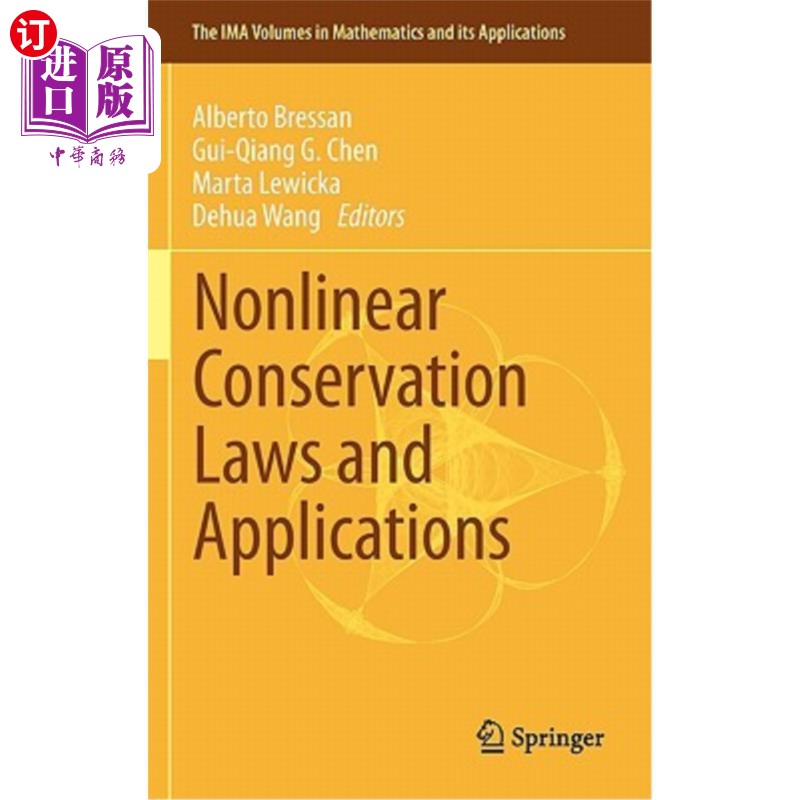海外直订Nonlinear Conservation Laws and Applications 非线性守恒定律及其应用