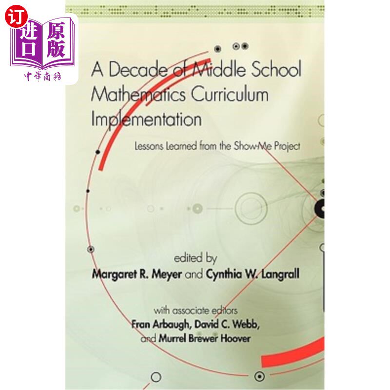 海外直订A Decade of Middle School Mathematics Curriculum Implementation: Lessons Learned 中学数学课程实施十年：从展