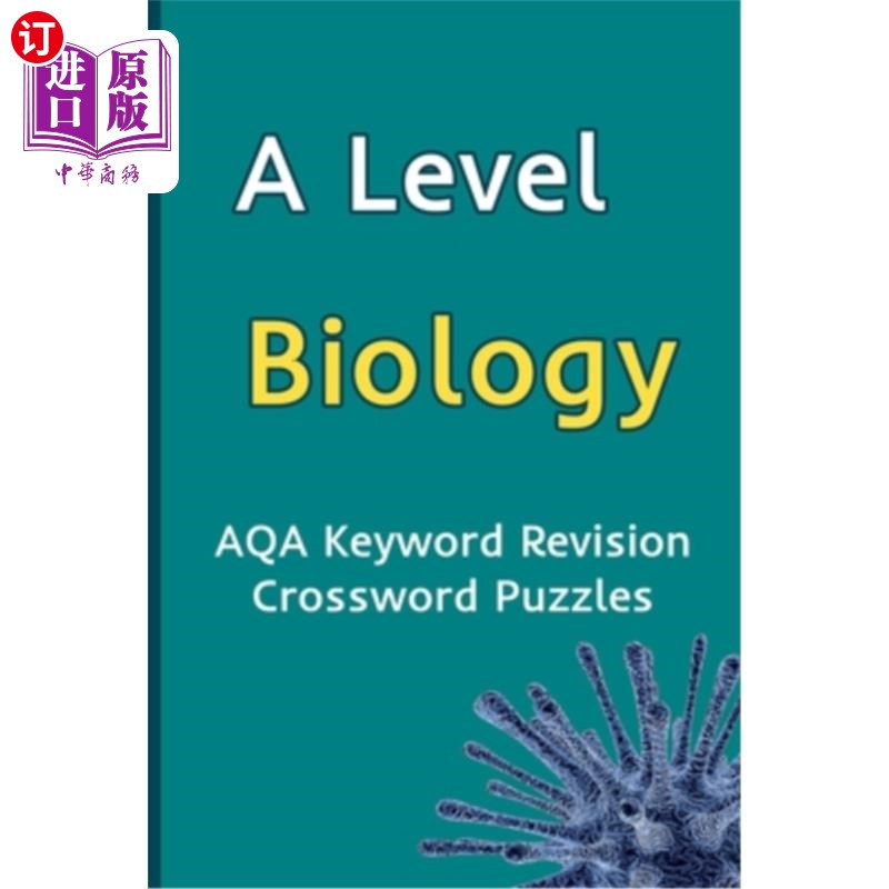 海外直订A Level Biology AQA Keyword Revision Crossword Puzzles: Revision Aid for Mocks a A Level生物学
