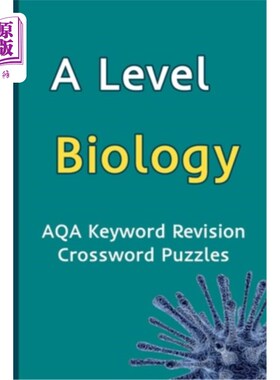 海外直订A Level Biology AQA Keyword Revision Crossword Puzzles: Revision Aid for Mocks a A Level生物学
