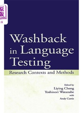 海外直订Washback in Language Testing: Research Contexts and Methods 语言测试中的反冲:研究背景与方法