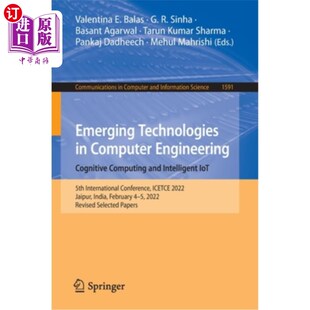 海外直订Emerging Technologies in Computer Engineering: Cognitive Computing and Intellige 计算机工程中的新兴技术:认知计