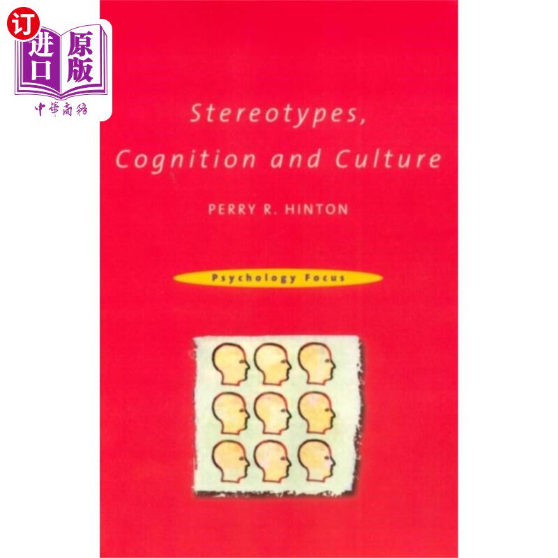 海外直订Stereotypes, Cognition and Culture 刻板印象、认知和文化