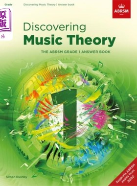 海外直订Discovering Music Theory, The ABRSM Grade 1 Answ... 《发现乐理》，英国皇家音乐学院(ABRSM)一级答案册