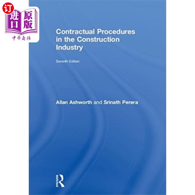 海外直订Contractual Procedures in the Construction Indus... 建筑业的合同程序