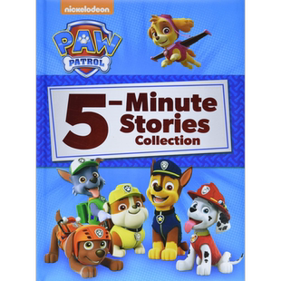 Paw Patrol 汪汪队英文原版进口儿童图书合集 Nickelodeon热播卡通动画 故事书 磁贴书 小金书故事集 自然拼读Phonics【中商原版】