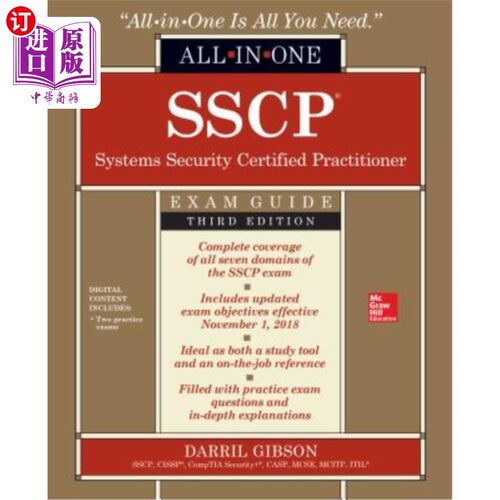 海外直订Sscp Systems Security Certified Practitioner All-In-One Exam Guide, Third Editio SSCP系统安全认证从业者一体