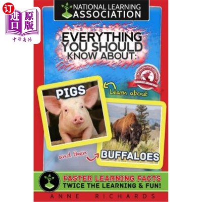 海外直订Everything You Should Know About: Pigs and Buffaloes 你应该知道的一切:猪和水牛