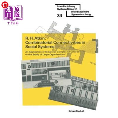 海外直订Combinatorial Connectivities in Social Systems: An Application of Simplicial Com 社会系统中的组合连接:简单复杂