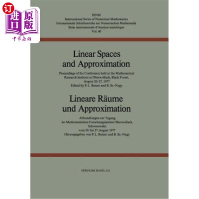 海外直订Linear Spaces and Approximation / Lineare R?ume Und Approximation: Proceedings o 线性空间与逼近/线性R？ume