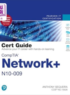 海外直订CompTIA Network+ N10-009 Cert Guide CompTIA+ N10-009证书指南