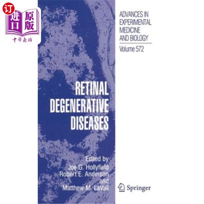 海外直订医药图书Retinal Degenerative Diseases 视网膜变性疾病