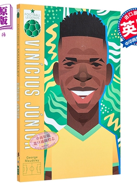 足球传奇13 维尼修斯 Football Legends 13 Vinicius Jr 英文原版 George Maudsley【中商原版】