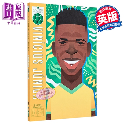 足球传奇13 维尼修斯 Football Legends 13 Vinicius Jr 英文原版 George Maudsley【中商原版】