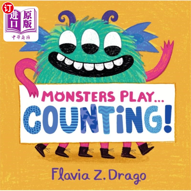 海外直订Monsters Play... Counting! 怪物玩……计数!