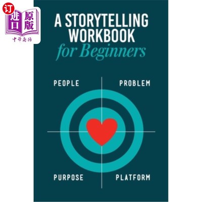 海外直订Storytelling Workbook for Beginners: A Workbook to Brainstorm, Practice, and Cre 给初学者的讲故事练习册:头