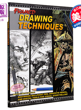 预售 Framed Drawing Techniques 进口艺术 框架绘画技巧 马科斯·马特 Marcos Mateu-Mestre【中商原版】