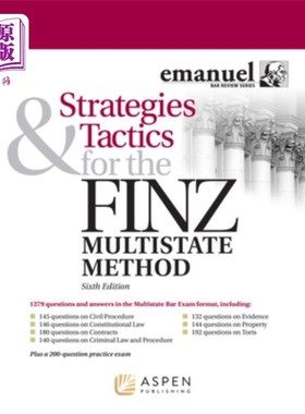 海外直订Strategies & Tactics for the Finz Multistate Method Finz多态法的策略与战术