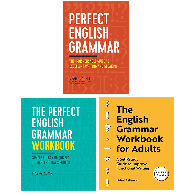 成人英语语法书&练习册 Perfect English Grammar The English Grammar Workbook for Adults 英语口语写作自学