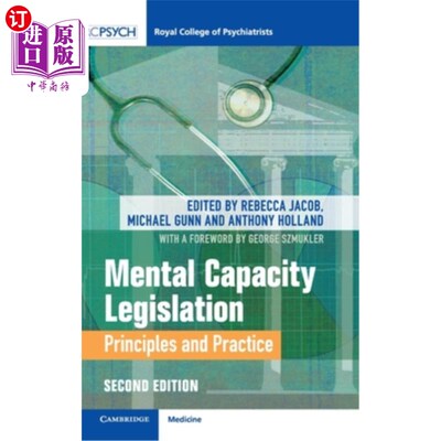 海外直订医药图书Mental Capacity Legislation: Principles and Practice 精神能力立法:原则与实践
