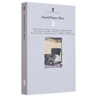 哈罗德品特戏剧合集3 诺贝尔文学家得主作品 英文原版 Harold Pinter Plays 3 Contemporary Classics Harold Pinter【中商原