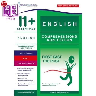 海外直订11+ Essentials English Comprehensions: Non Fiction Book 1 11+英语理解要点：非小说类书籍1