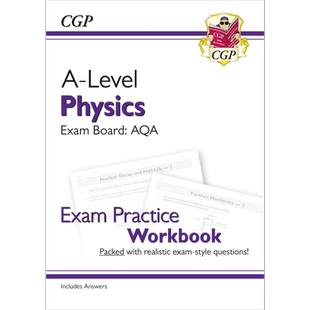 英国CGP A-Level Physics: AQA Year 1 & 2 Exam Practice Workbook - includes Answers【中商原版】