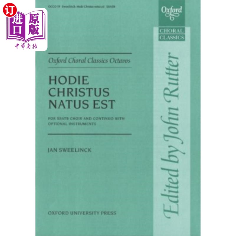 海外直订Hodie Christus natus est 赫迪·克里斯托斯·纳塔斯