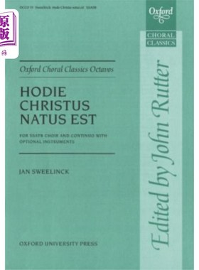 海外直订Hodie Christus natus est 赫迪·克里斯托斯·纳塔斯