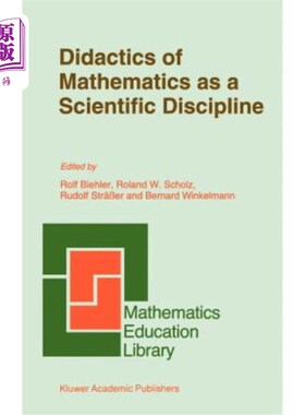 海外直订Didactics of Mathematics as a Scientific Discipline 作为一门科学学科的数学教学法