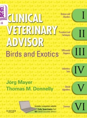 海外直订医药图书Clinical Veterinary Advisor: Birds and Exotic Pets 临床兽医顾问:鸟类和外来宠物