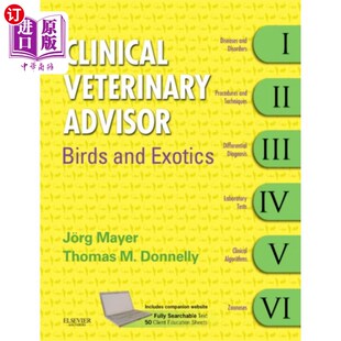 Birds and Exotic 海外直订医药图书Clinical 临床兽医顾问 Advisor Pets 鸟类和外来宠物 Veterinary