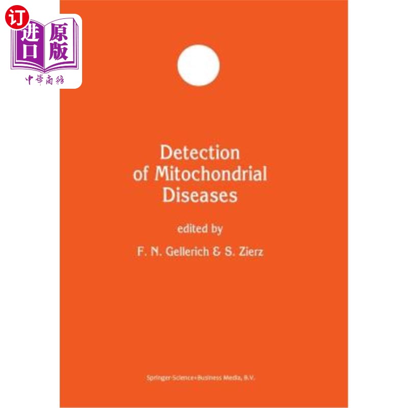 海外直订Detection of Mitochondrial Diseases 线粒体疾病检测