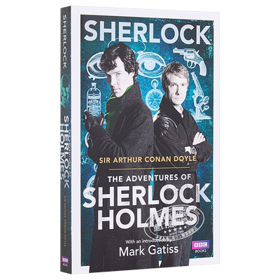 预售 福尔摩斯探案集英文原版 福尔摩斯历险记 Sherlock Holmes BBC神探夏洛克剧照封面版 福尔摩斯英文原版 夏洛克福尔摩斯原著小