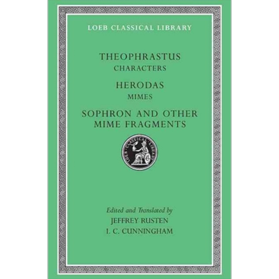 现货 洛布古典丛书 泰奥弗拉斯托斯 人物志 赫罗达斯 哑剧 索夫龙与哑剧相关内容 Theophrastus 希英对照版【中商原版】